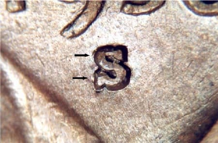 1930-S Repunched Mintmark WRPM-016