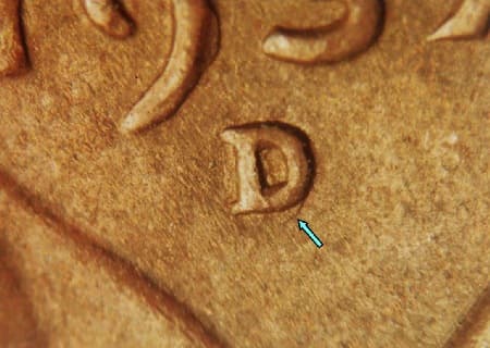 1937-D Repunched Mintmark WRPM-008