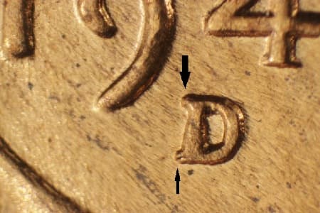 1940-D Repunched Mintmark WRPM-009