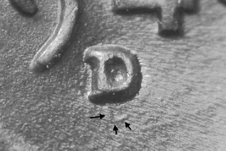 1949-D Repunched Mintmark WRPM-014