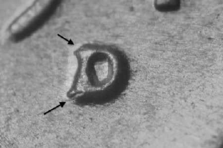 1949-D Repunched Mintmark WRPM-034