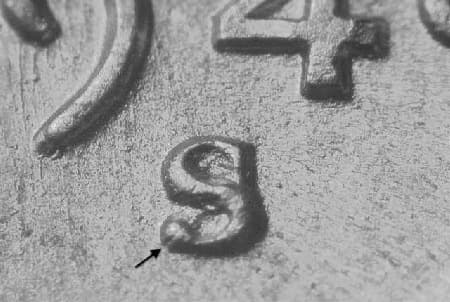 1949-S Repunched Mintmark WRPM-020