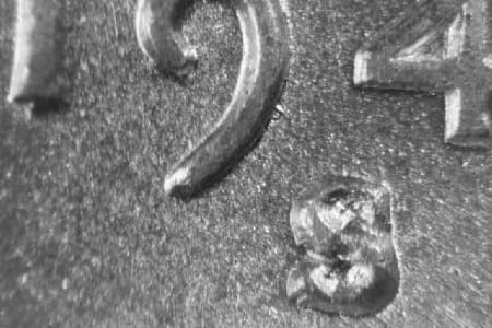 1949-S Repunched Mintmark WRPM-028
