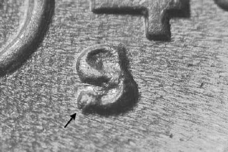 1949-S Repunched Mintmark WRPM-031