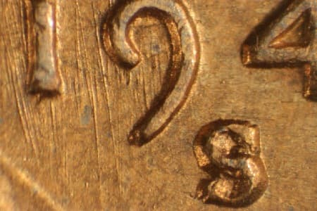 1949-S Repunched Mintmark WRPM-034