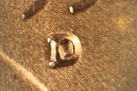 1950-D Repunched Mintmark WRPM-018