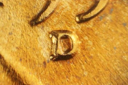 1950-D Repunched Mintmark WRPM-022