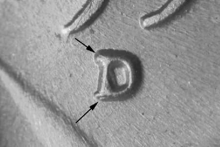1950-D Repunched Mintmark WRPM-030