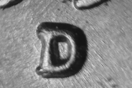 1950-D Repunched Mintmark WRPM-031