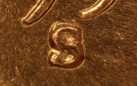 1950-S Repunched Mintmark WRPM-004