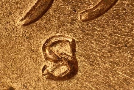 1950-S Repunched Mintmark WRPM-017