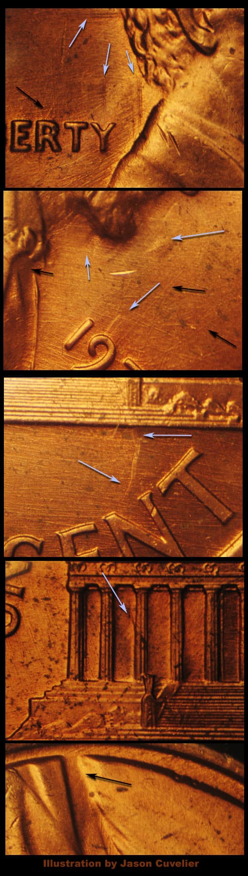 1974-D Typical Die Clash TDC-1C-1974D-04-LD
