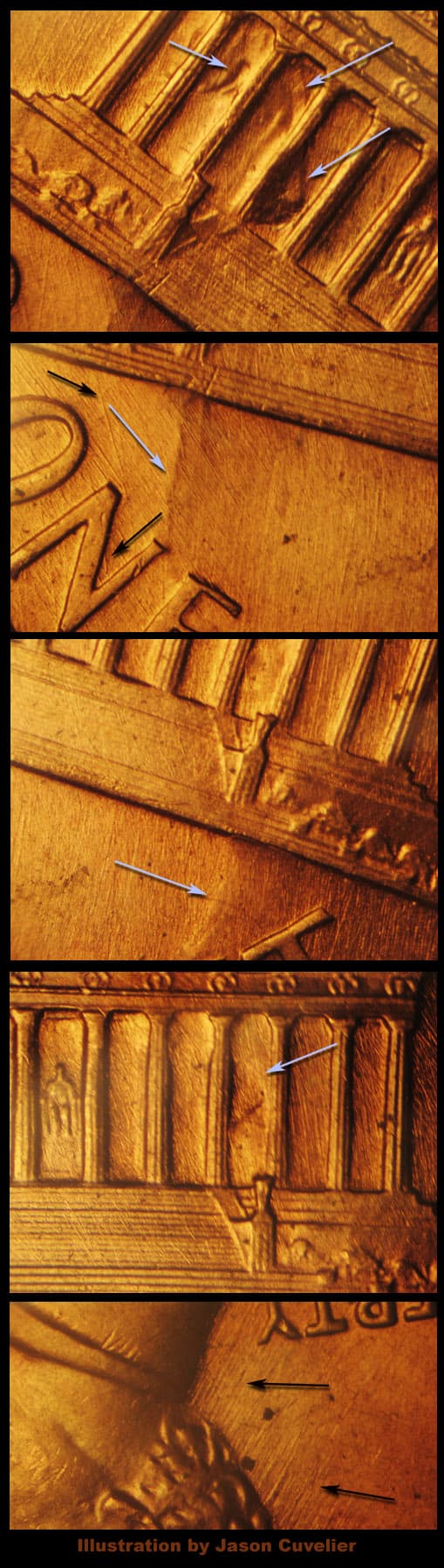 1974-D Typical Die Clash TDC-1C-1974D-05-LD