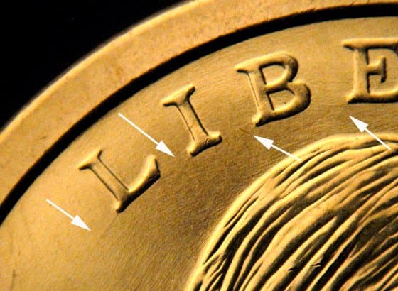 2012P(SAC)-100DEO-002T Trail Die Obverse