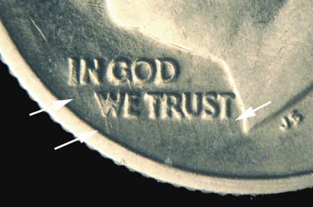 2010P-10DEO-002T Trail Die Obverse