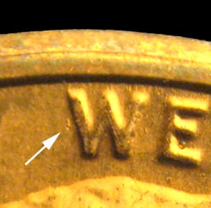 1985P-1DEO-001T Trail Die Obverse