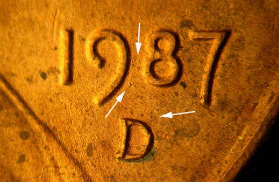1987D-1DEO-002T Trail Die Obverse