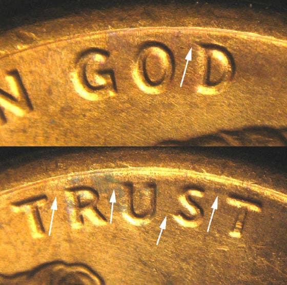 1987P-1DEO-002T Trail Die Obverse