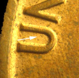 1988P-1DEO-003T Trail Die Obverse