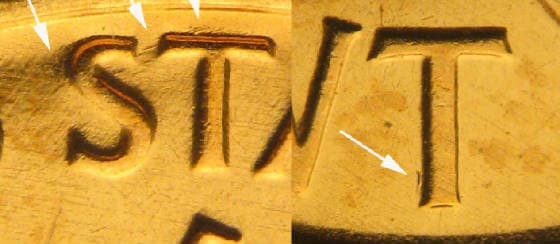 1988P-1DEO-005T Trail Die Obverse