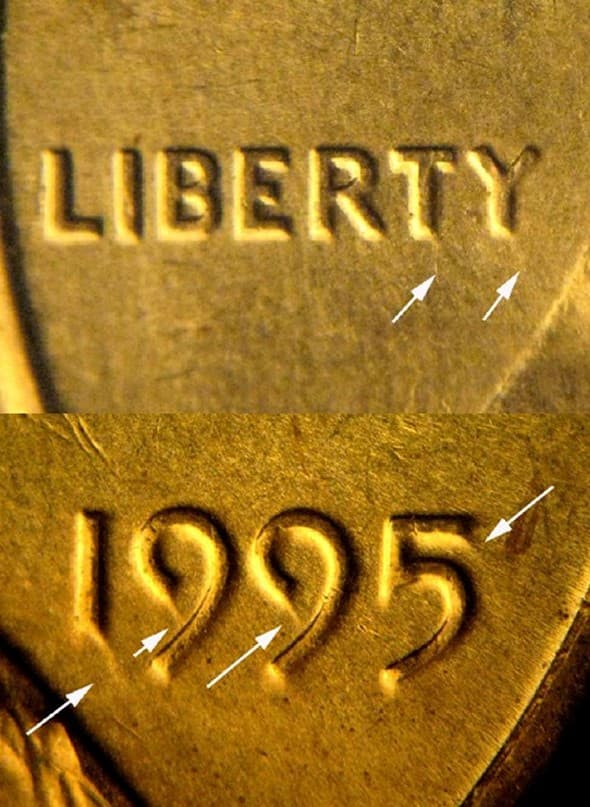 1995P-1DEO-012T Trail Die Obverse