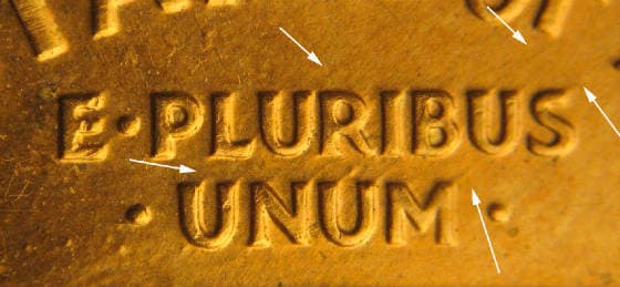 2001D-1DEO-002T Trail Die Obverse