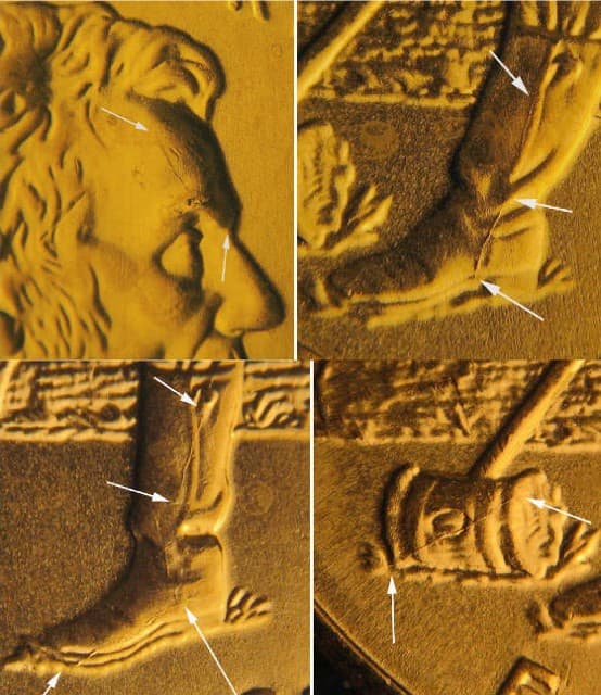 2009D-1DEO-003T Trail Die Obverse