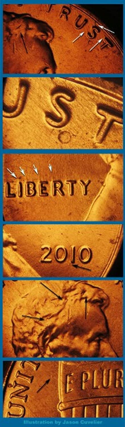 2010P-1DEO-014T Trail Die Obverse