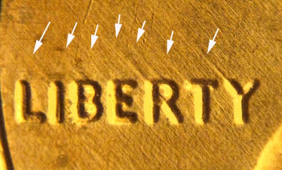 2011P-1DEO-002T Trail Die Obverse