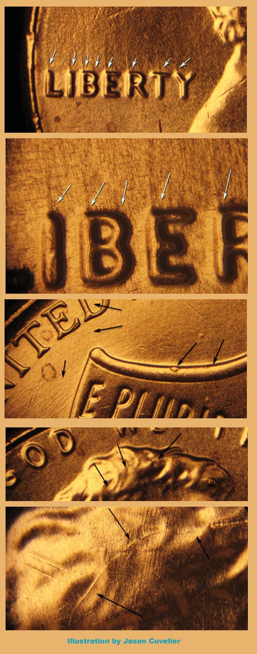 2011P-1DEO-017T Trail Die Obverse