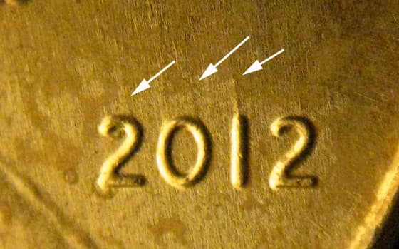 2012P-1DEO-022T Trail Die Obverse