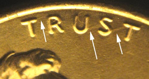 2013P-1DEO-009T Trail Die Obverse