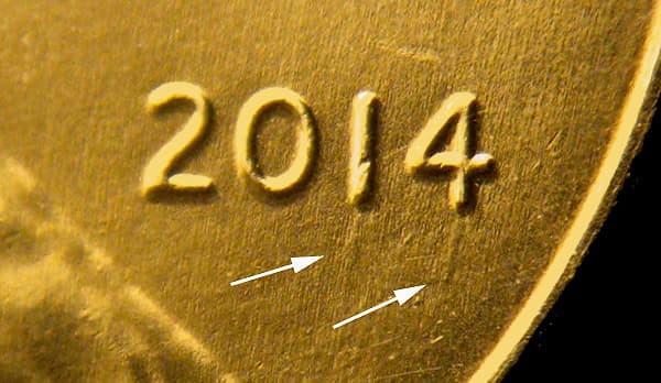 2014P-1DEO-008T Trail Die Obverse