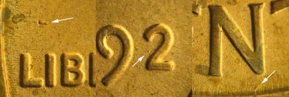 1992P-1DER-004T Trail Die Reverse