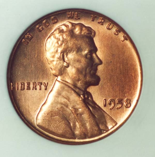 1958 Doubled Die Obverse DDO-001