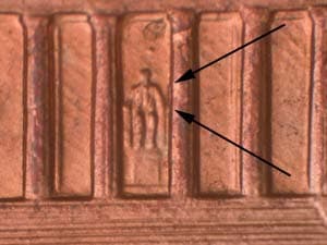 1997 Doubled Die Reverse DDR-003