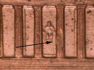 1999 Doubled Die Reverse DDR-002