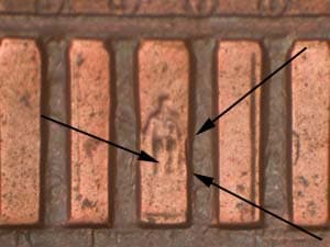 1999 Doubled Die Reverse DDR-013