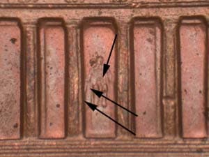 2000 Doubled Die Reverse DDR-002