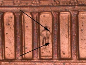 2000 Doubled Die Reverse DDR-005