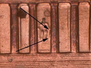 2000 Doubled Die Reverse DDR-006