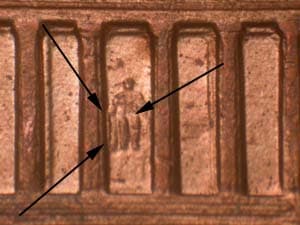 2000 Doubled Die Reverse DDR-015