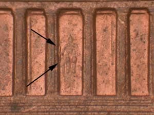 2001 Doubled Die Reverse DDR-015
