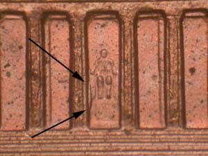 2001 Doubled Die Reverse DDR-019