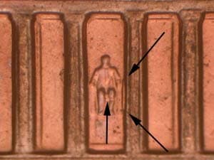 2001 Doubled Die Reverse DDR-024