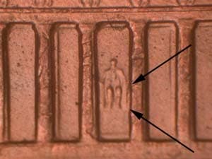 2001 Doubled Die Reverse DDR-036