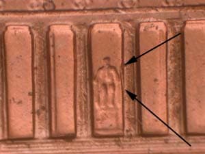 2008 Doubled Die Reverse DDR-001