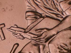 2009 Doubled Die Reverse DDR-005