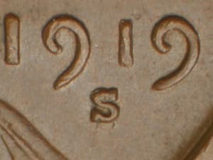 1919-S Repunched Mintmark RPM-001