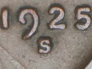 1925-S Repunched Mintmark RPM-001